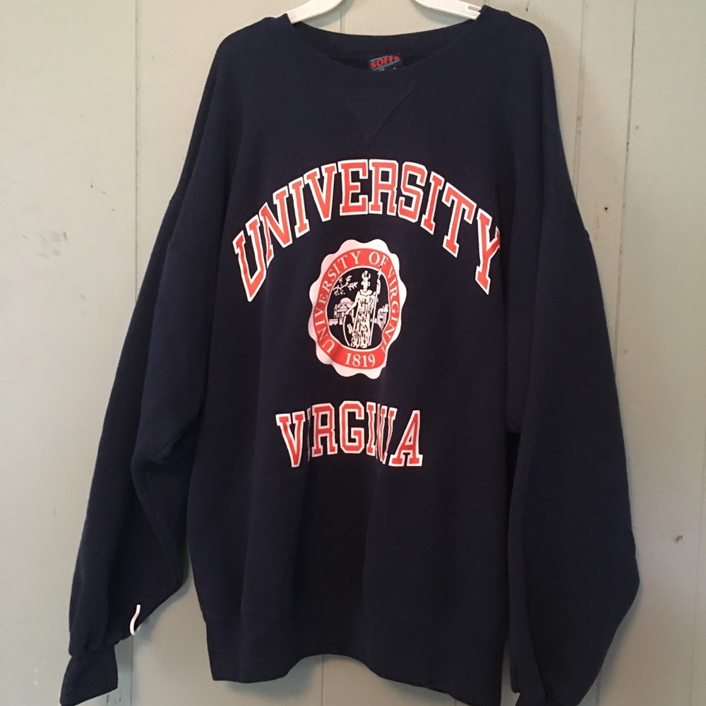 University of Virginia crew neck sweater
